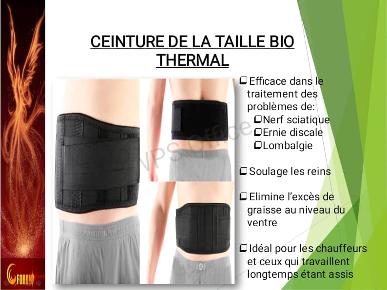 Ceinture de la Taille Bio Thermal