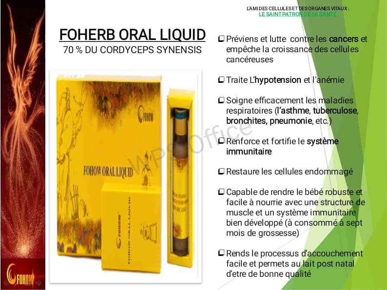 Foherb Oral Liquid (70 % Cordyceps Sinensis)