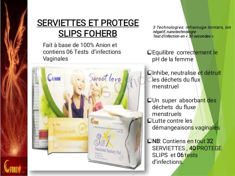 Serviettes et Protège-Slips Foherb